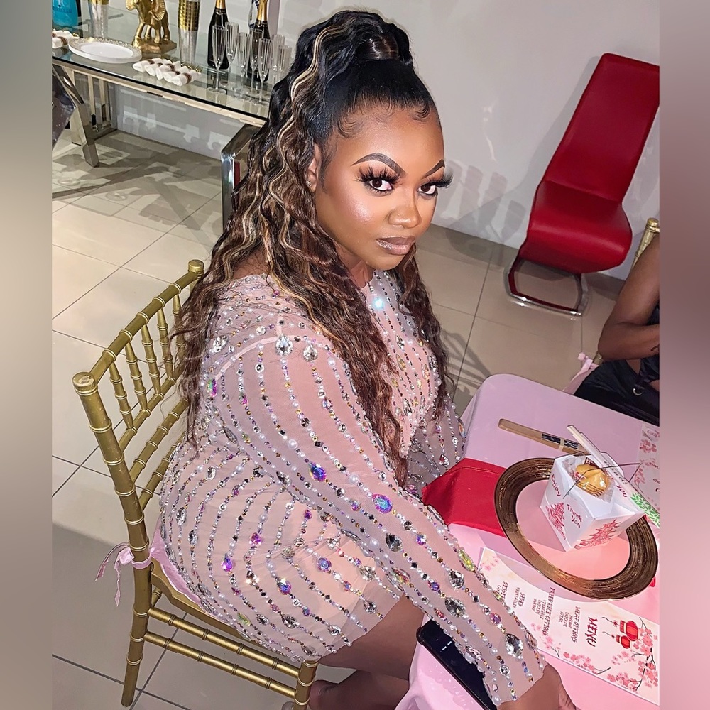 Custom Jeweled Birthday Dress